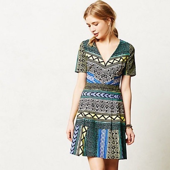Plenty by Tracy Reese Anthropologie New Moon Dress | 0 | Multi - Picture 1 of 6